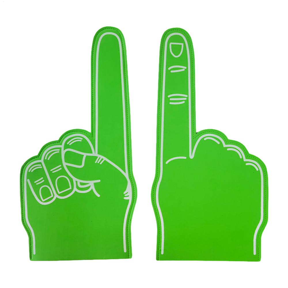 Giant Foam Finger 18 Inch Single Finger Cheer Gloves DIY Blank Foam Hand We'Re Number 1 Foam Hand Cheerleading Props for Sports