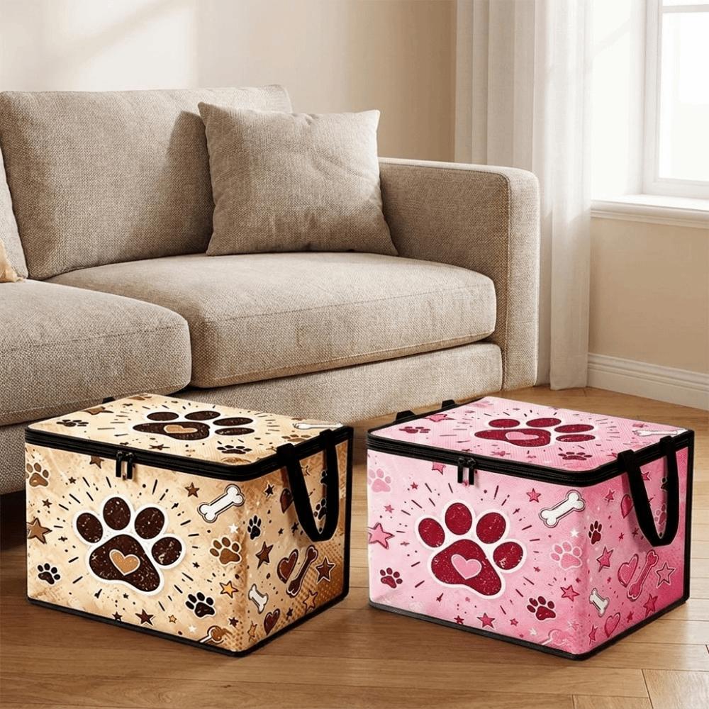 Folding Clothes Quilts Storage Box Dust-proof Clothes Storage Container  Down Jacket