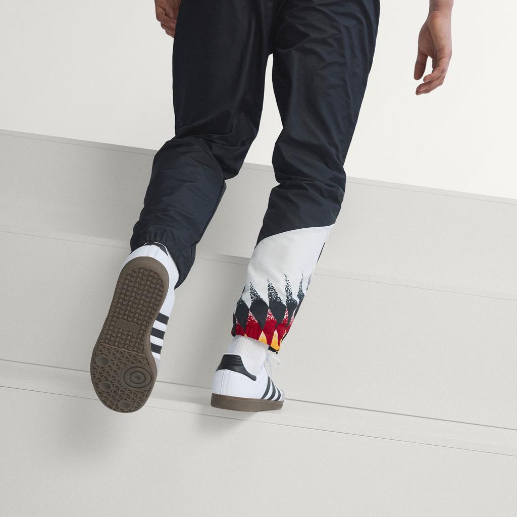 Adidas Knitted Sweatpants Men's Black Moderate Cuffed Pants