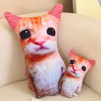 Cuscino decorativo gatto peluche giocattolo bambola gattino bambola gatto compagnia per bambini bambola calmante