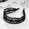 Non-Slip Lace Headband Solid Color Head Hoop Elegant Hairband  Hair Accessories