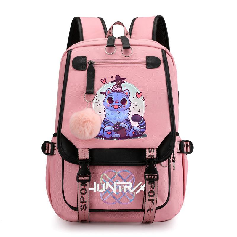 Witch Hunter Animation Cartoon Printed School Bag Large Capacity Junior High School Student Backpack
