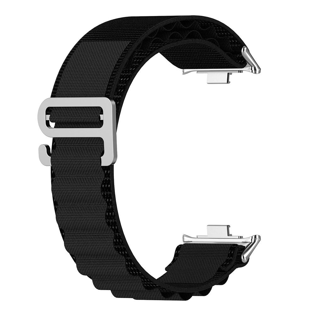 

Nylon Smart Bracelet Strap Sweatproof Watch Strap Solid Color Wristband Replacement Adjustable for Redmi Watch4/Xiaomi Band8 Pro чорний