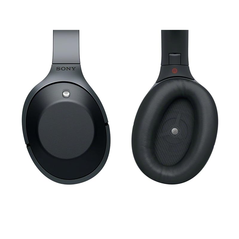 Sony SONY Wireless Noise Canceling Headphones MDR-1000X : Bluetooth/high Resolution Compatible with Microphone Black B