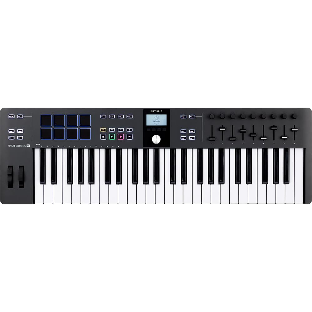 

Arturia ARTURIA MIDI-клавиатура Контроллер KeyLab Essential 49 mk3 BK чёрный