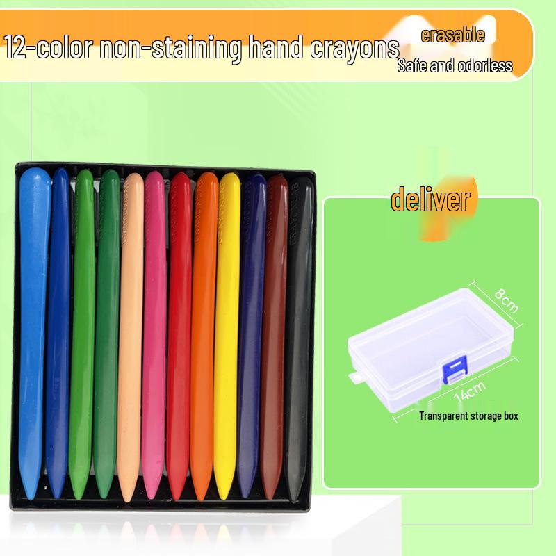 

Треугольные моющиеся детские мелки - Не пачкающие, двухсторонние ручки для рисования для детей