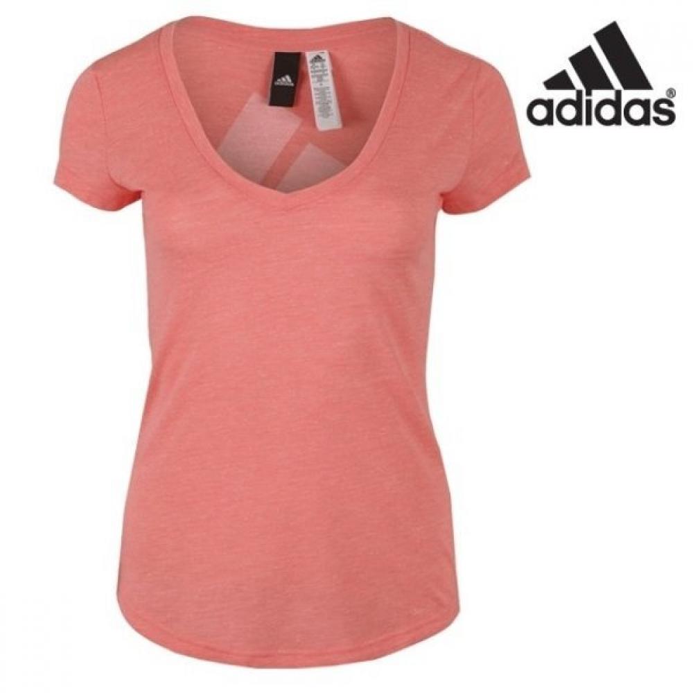 

Adidas Womens Winners Vneck Logo Short Sleeve Tshirt BS2386