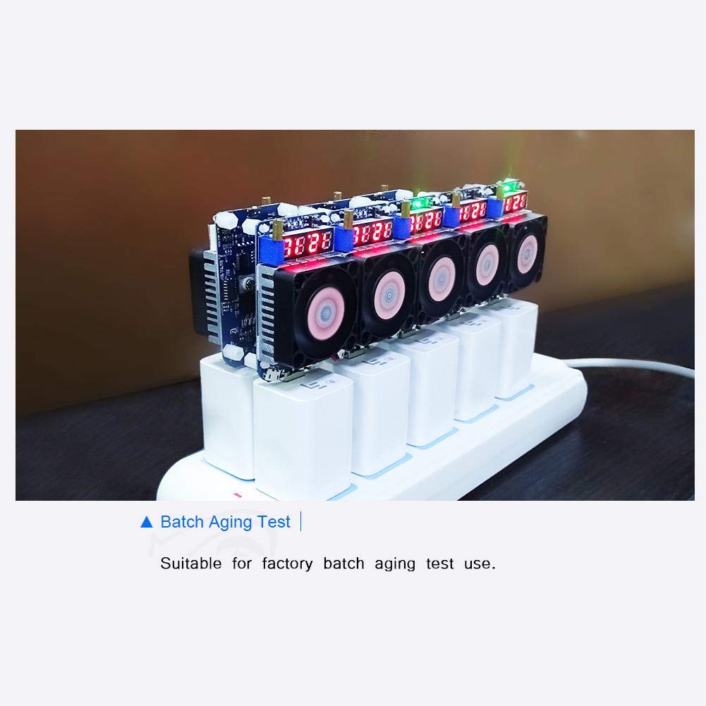 Fosa USB Tester USB Digital USB Last Elektronische Last Widerstandsmodul Smart Auto Schutz Multimeter, 5V/9V/12V/20V Strom/Spannungstester, Tester,