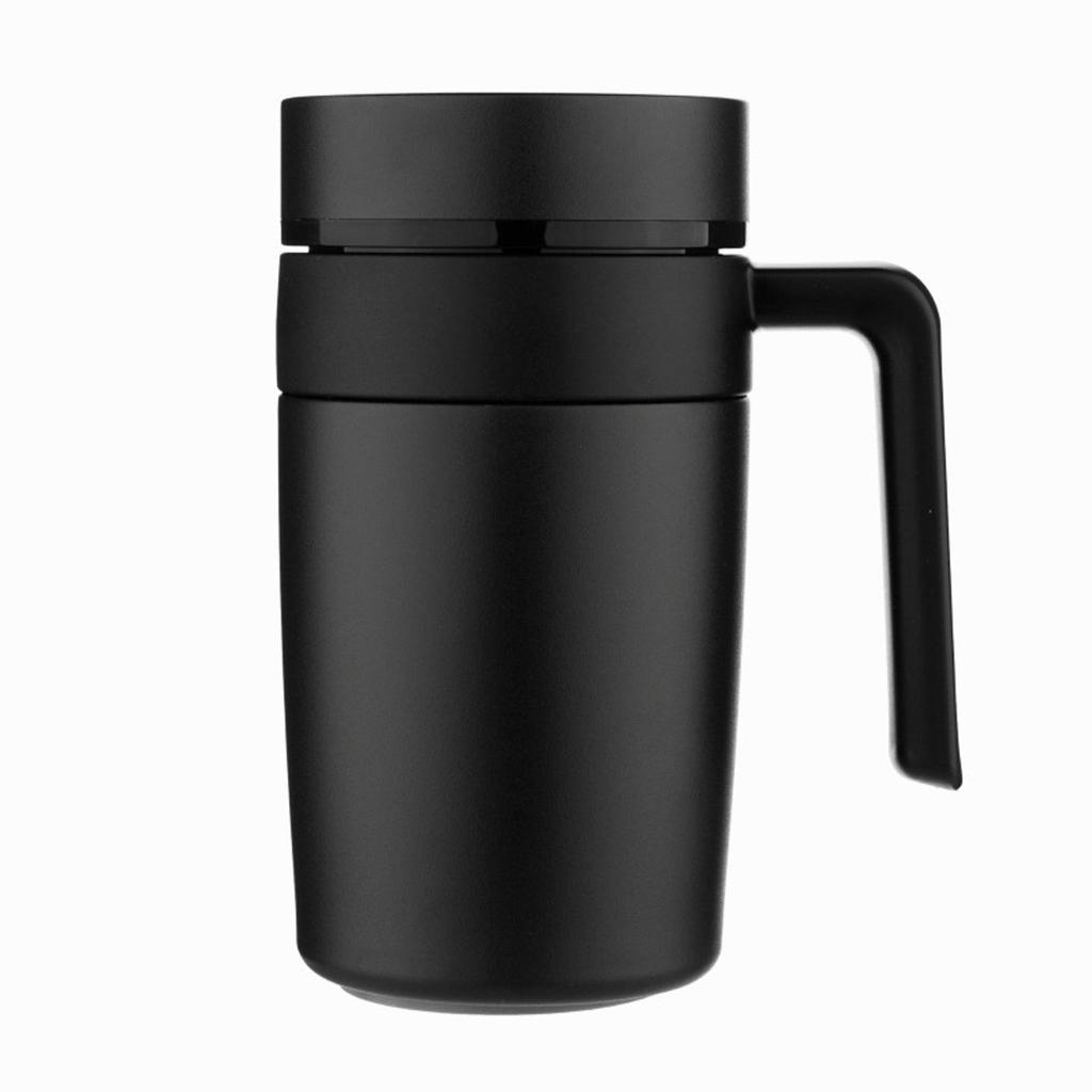 Smart Stainless Steel Insulated Mug with Handle for Tea & Water Separation, Customizable for Men & Women.