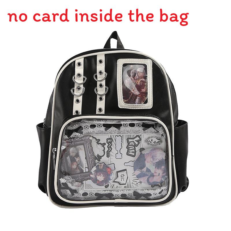 Contrasting Goods Backpack With Large Capacity And Adjustable Straps Shoulder