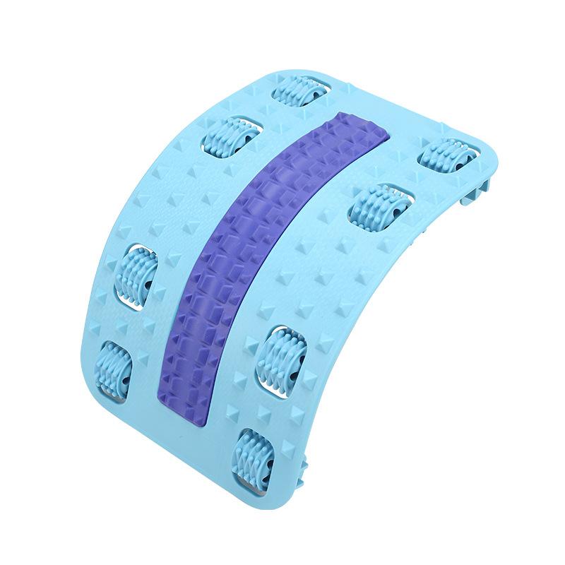 Multifunction Sole Roller Massage Corrective Back Massager Stretcher Waist Neck Fitness Lumbar Traction Support Pain Relief