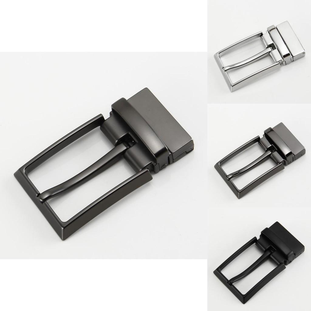 Prémiová 3,5cm pánská kovová přezka na opasek Klasická kolíčková přezka Stylové neformální oblečení do práce
