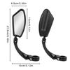 Universals Bicycles Rearview Mirrors Safety Mirroring Wide Direction Mirrors for Night Cycling