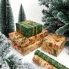 3 Rolls Christmas Wrapping Paper Kraft Gift Wrap Holiday Present Packing Bird Flower Designs for Holiday Wedding Gifts Packaging Paper