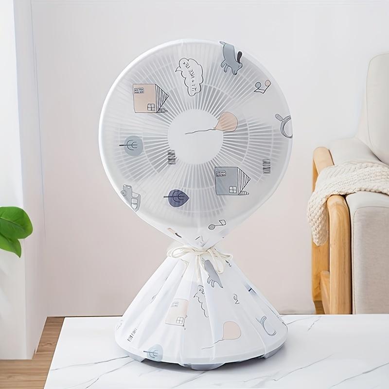 1 adet Toz Kapağı, Ev Tipi Fan Toz Kapağı, Tozlu Fan Kılıfı, 3D Fan Kılıfı, Mutfak, Oturma Odası ve Yatak Odası İçin Uygundur, Ev Düzenleyici ve Depolama