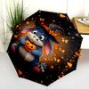 Eeyore Halloween Pumpkin Magic Folding Umbrella 8 Paraphenoid Bones Travel Travel Umbrella Light Gift
