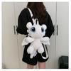 Toothless Plush Double Backpack For Kids With Zipper Closure And Phone Pocket