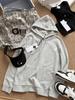 Spring 25: Classic Loose Long Hooded Sweatshirt in Dopamine Colors, Available in 7 Shades
