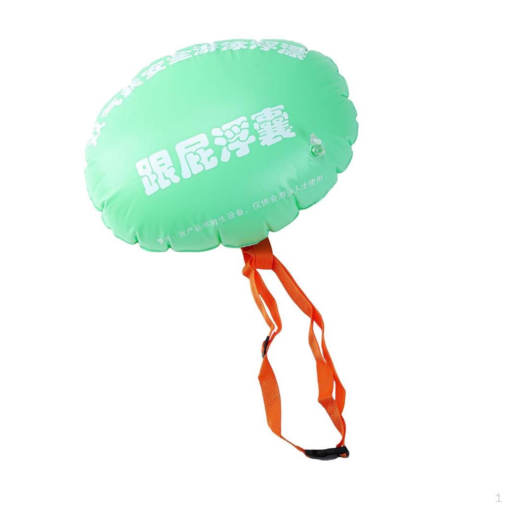 Swim Buoy for Open Water Swimming Belt Bubble Float with Adjustable Waist