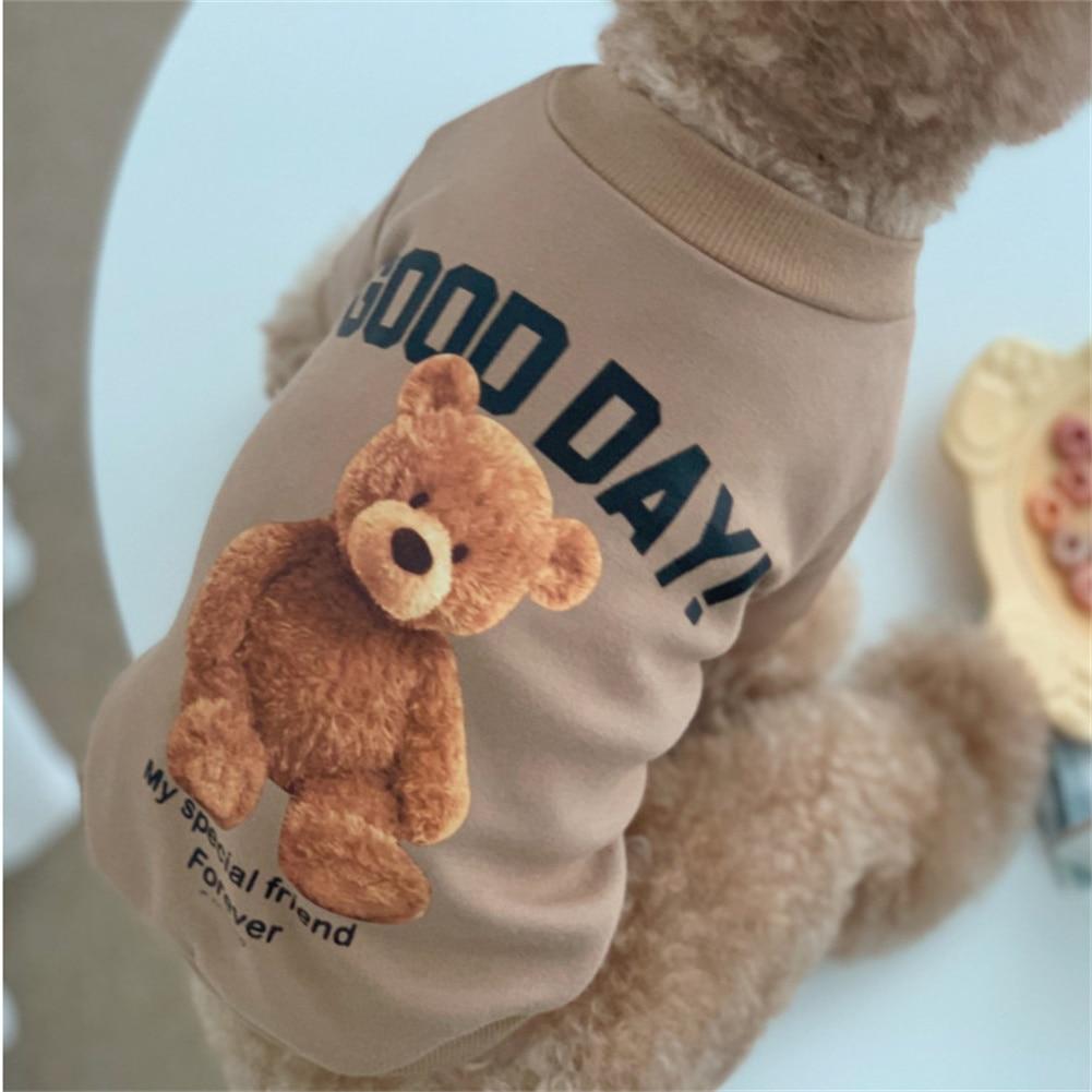 cuddle bear dog hoodie