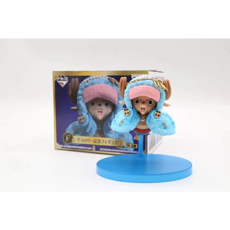 

Anniversary 20th One Piece Anime Figure Blue Ver.Luffy Zoro Chopper Sanji Robin Franky Usopp Nami Brook Action Figure Model Toy no box