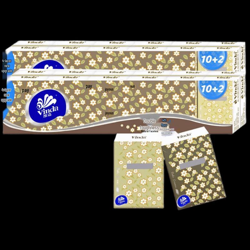 Vinda Ultra Strong 4-Ply Pocket Tissues