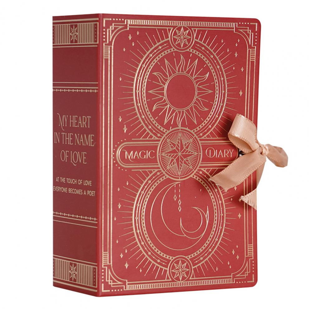 

Candy Gift Box Book Shape Gift Sturdy Multi-function Cardboard Gifts Candy Box Candy Chocolate Package Decor 12 x 8 x 4.5cm красный