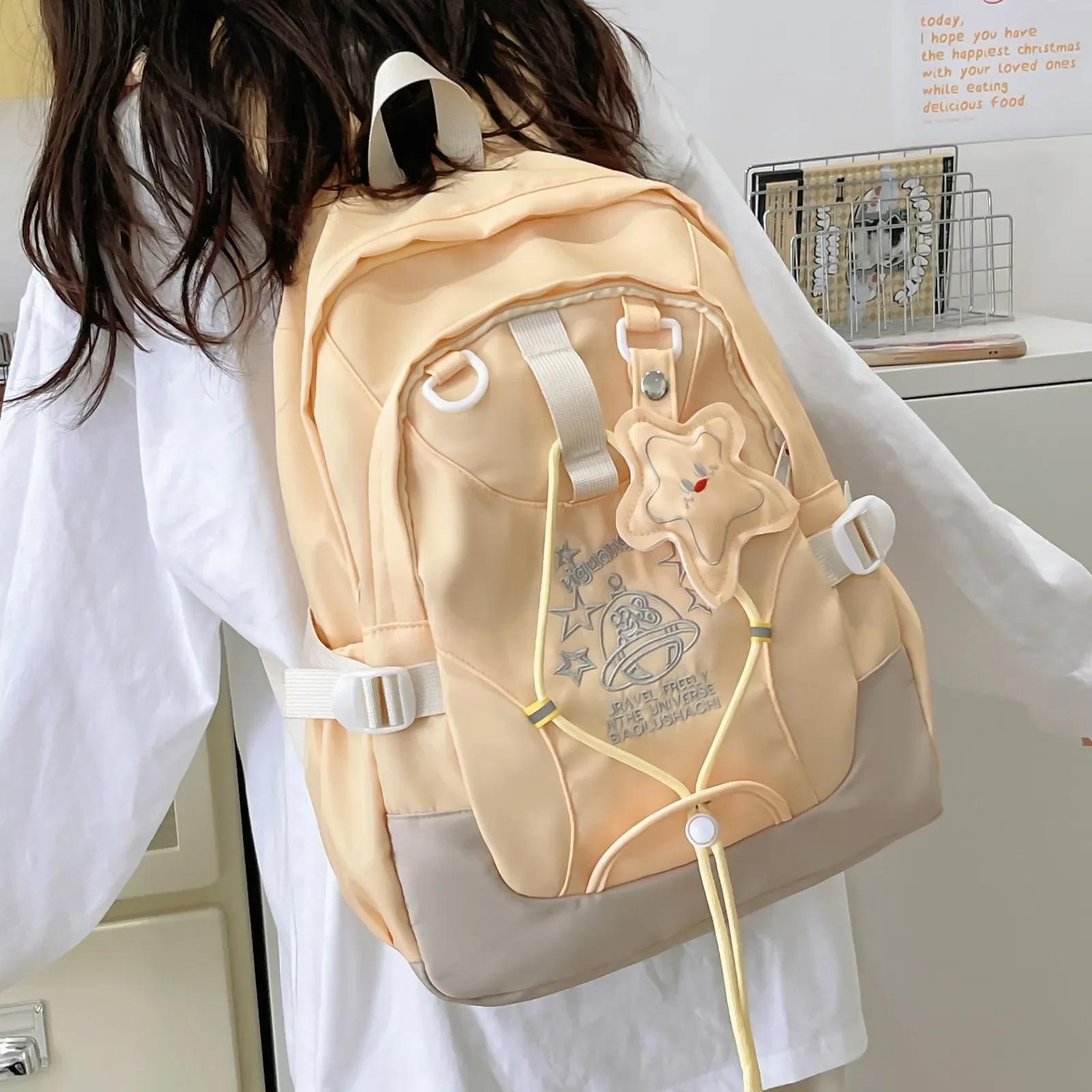 

Повседневный прочный внутренний карман на молнии с мягкой спинкой внутреннее отделение горячая распродажа сумки для женщин нейлоновые рюкзаки