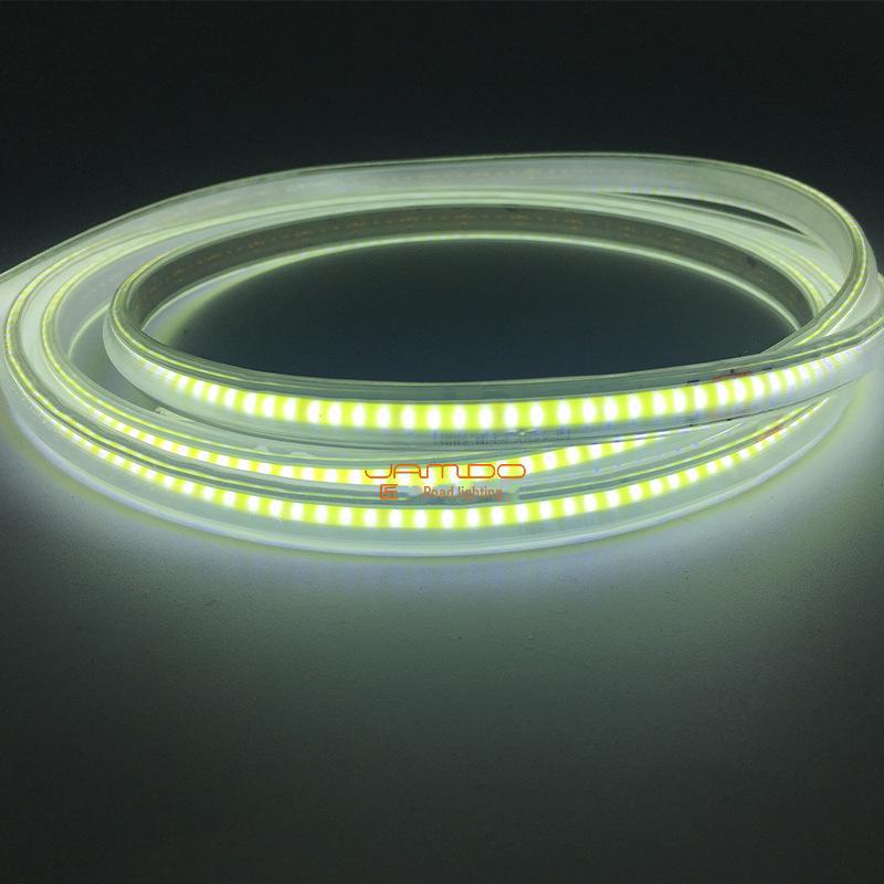 220V COB LED Self-Adhesive Waterproof Light Strip for Indoor/Outdoor Use