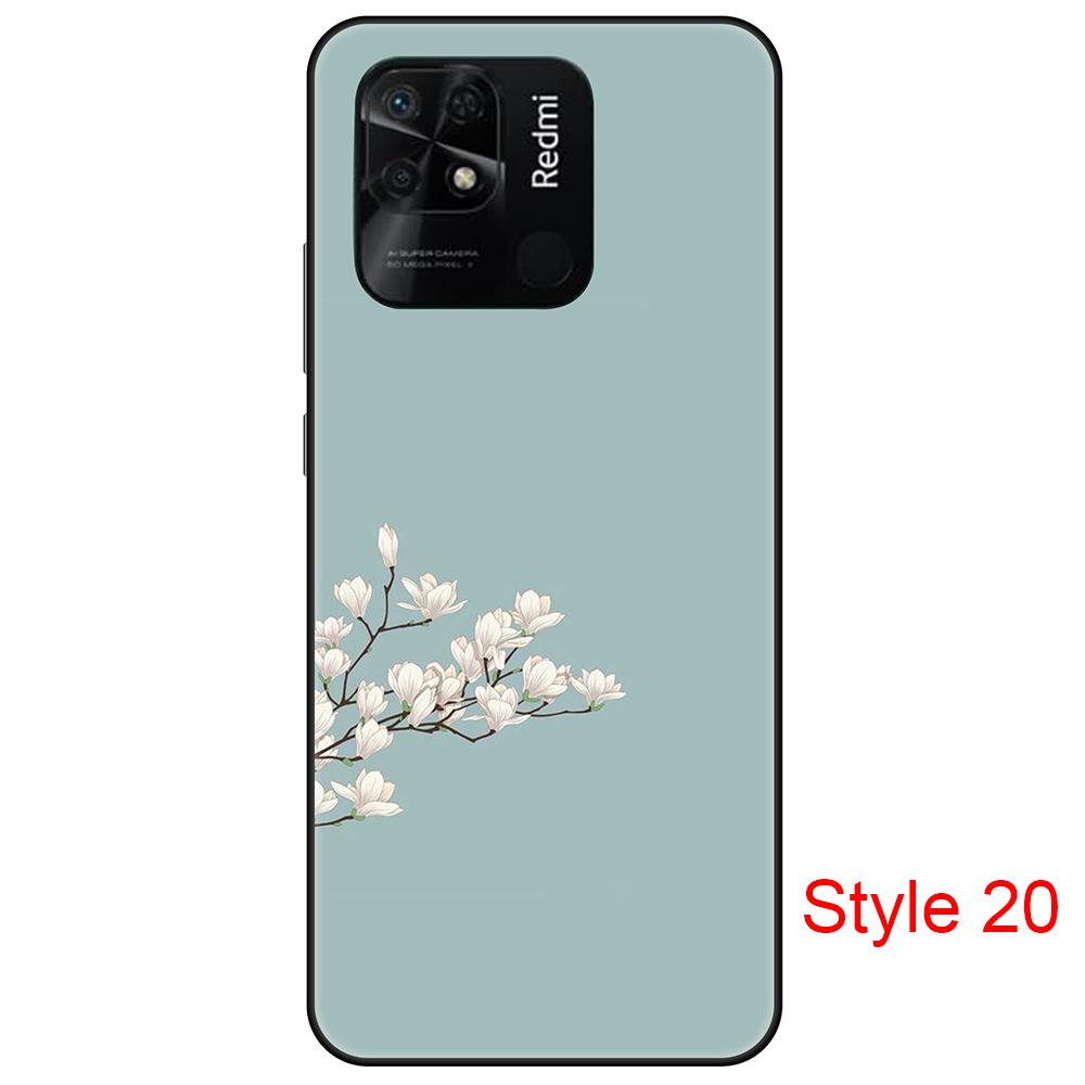 Pour Redmi 10C étui pour Xiaomi Redmi 10C 10 C couverture arrière en Silicone souple coque en Silicone pour Redmi 10C Redmi10C couverture de téléphone Fundas