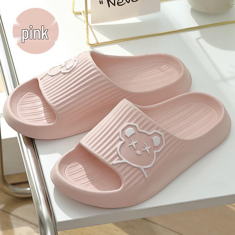 EVA Slippers: Women's Summer Couple Indoor, Thick Sole, Non-Slip, Cool, Men’s Plus Size 'Stepping On Clouds' Comfort