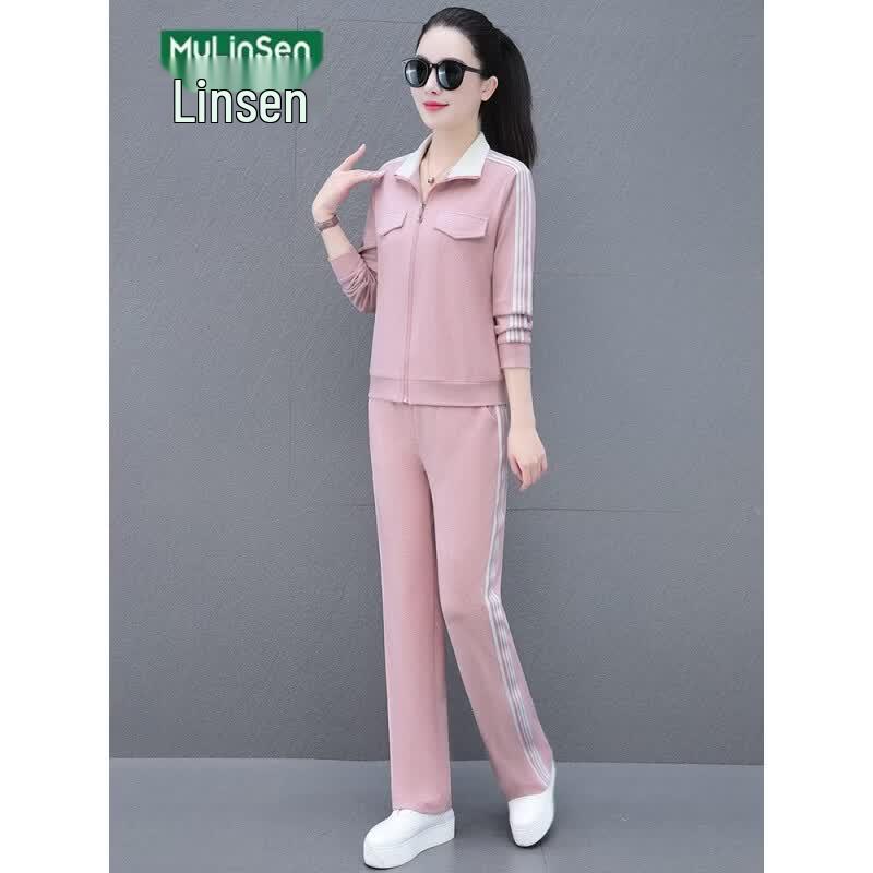 MULINSEN Women s Casual Long-Sleeve Two-Piece Tracksuit 3XL