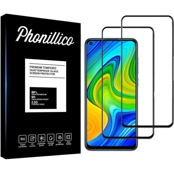 Film de protection - Phonillico - Xiaomi REDMI NOTE 9 - Pack de 2 - Verre trempé - Résistant aux rayures