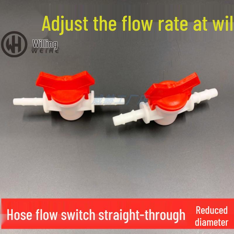 Plastic Quick-Connect Hose Ball Valve with Reducer and Flow Control