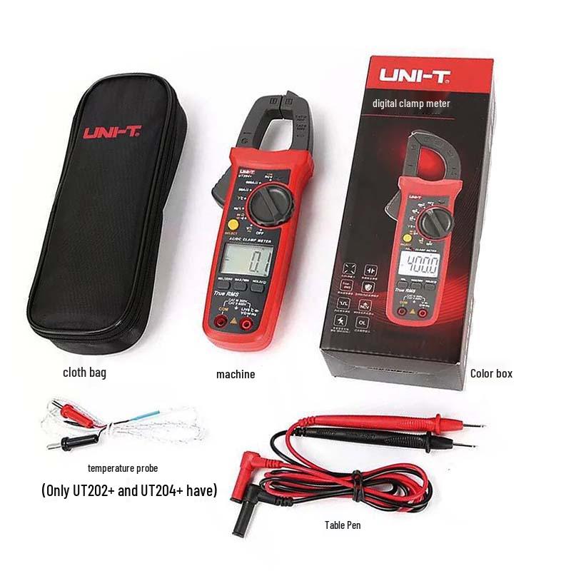Uni-T Digital Clamp Meter & Multimeter AC/DC Series: UT201+, UT203+, UT200+ High-Precision Ammeter