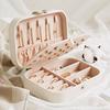 Earring Ring Jewelry Display Storage Box Case Organizer Flannel Tray Holder Gift