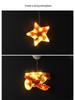 LED Christmas Tree Snowflake String Lights with Santa Claus Decoration
