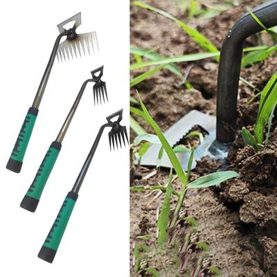 3pcs Garden Weeders Set Weeding Tool Manual Hand Weeder for Outdoor Gardening Lawn Care Weed Puller Removal Tools