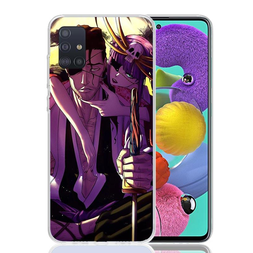 Bleach Kyoraku Shunsui Phone Case For Samsung Galaxy A52 A32 A22 A12 A02S A50S A30S A51 A31 AA71 Note 20 Ultra 10 S10 Plus Galax