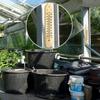 Wandthermometer Innen Groß Außenthermometer für Terrasse Doppelte Skalen Thermometer für Temperatur Haus Pool Büro Lagerhalle