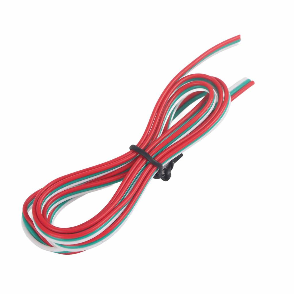 22 Gauge 24AWG Extension Cable Cuttable 0.3mm2 3Pin Pure Copper Wire Red and Green