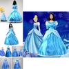 Premium Quality Gorgeous Princess Cinderella Cosplay Costume For Women With Accessories