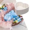 Baby Bed Set Heart Shape Box Vintage Wooden Basin Newborn Posing Gear Safe Photo Shooting Accessories For Newborn Portrait Props