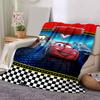 1pc Mcqueens Adventure Flannel Blanket Soft Warm Throw Blanket for Bedroom Living Room Bed Travel Camping Picnic Gift. M730067