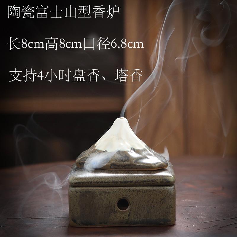 

Креативная керамическая ручная работа, подставка для благовоний в японском стиле, аромалампа, тарелка для домашнего декора и ароматизации пространства