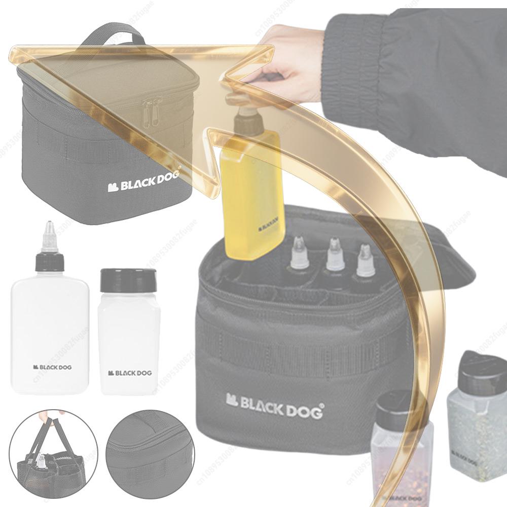 

Outdoor Seasoning Bottle Set with Storage Bag Portable Condiment Bottle Set Camping Spice Container Set for Camping Travel China Mainland