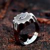 New Devil's Eye Jewelry Retro Men's Ring with Gemstones