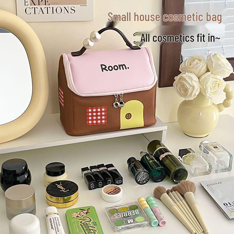 Kompakter mehrschichtiger Make-up- und Hautpflege-Organizer - Großes Fassungsvermögen, reisefreundlich, fleckenabweisend