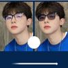 Fashion Pochromic Myopia Glasses Man Woman Square Anti Blue Light Finished Prescription Eyewear Ultralights Retro Glasses
