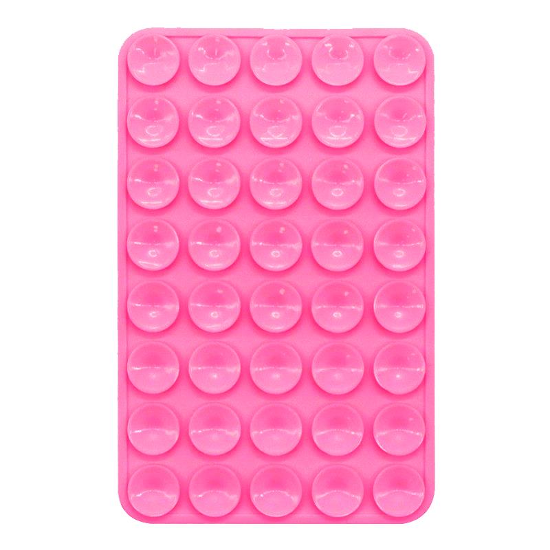Double Sided Silicone Suction Cup Phone Case Detachable Adhesive Silicone Rubber Sucker Pad For Hands-Free Strong Grip Holder